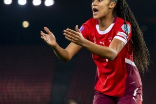 Un but et un très bon match pour Sydney Schertenleib KEYSTONE/EPA/TIL BUERGY